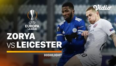 Highlight - Zorya Luhansk vs Leicester City I UEFA Europa League 2020/2021
