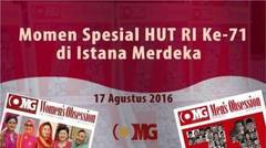 Momen Spesial HUT Ke-71 Republik Indonesia di Istana Merdeka