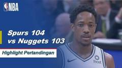 NBA I Cuplikan Pertandingan : Spurs 104 vs Nuggets 103
