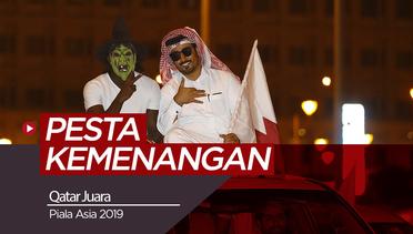Juara Piala Asia 2019, Rakyat Qatar Berpesta