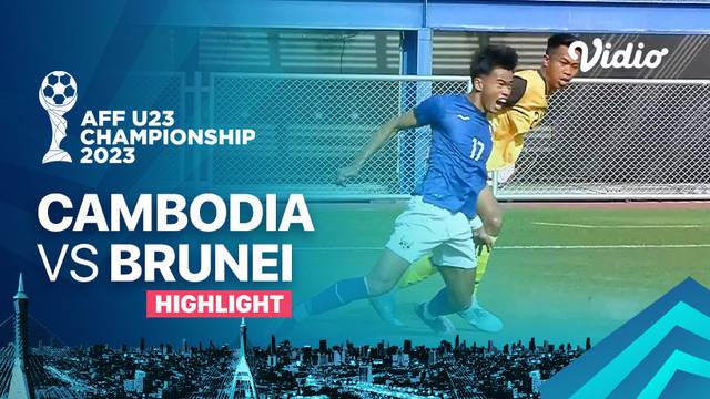 Highlights - Cambodia vs Brunei | AFF U-23 Championship 2023