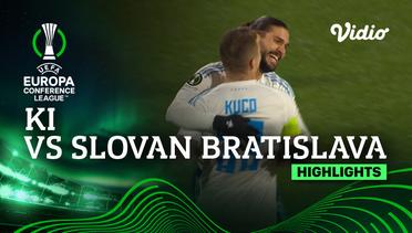 KI vs Slovan Bratislava - Highlights | UEFA Europa Conference League 2023/24