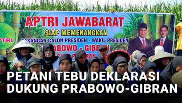 Petani Tebu di Cirebon Deklarasi Dukung Prabowo dan Gibran Menang Pilpres Satu Putaran