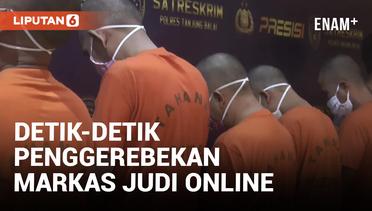 Penggerebekan Warnet Lapak Judi Online di Medan