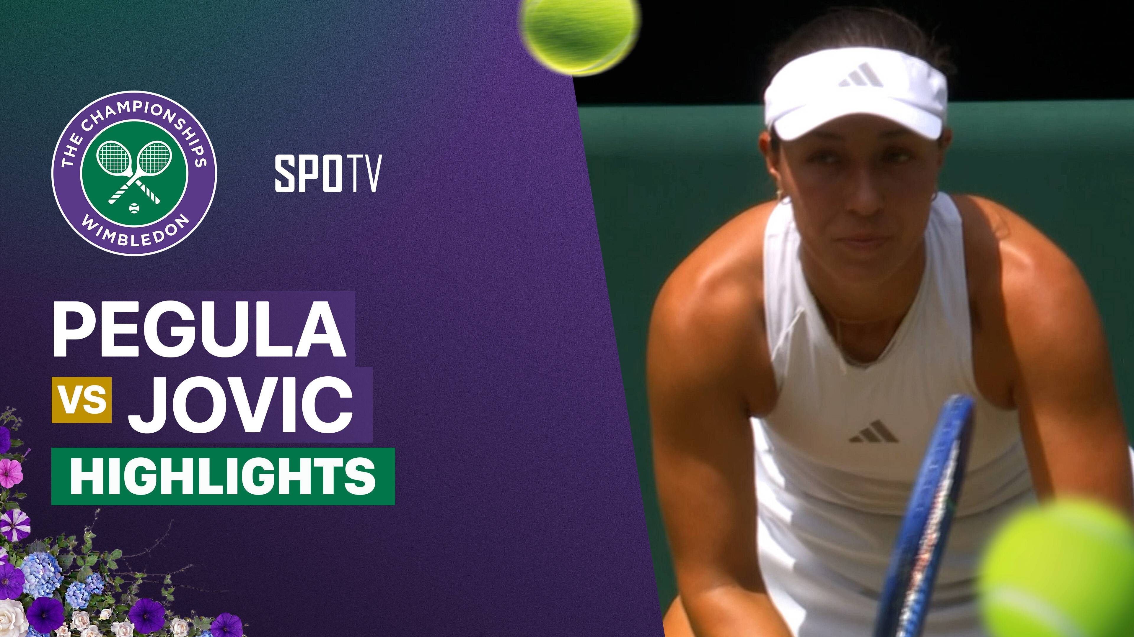 Jessica Pegula vs Iva Jovic - Ladies' Singles Fourth Round | Wimbledon 2026