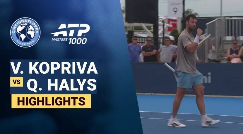 Vit Kopriva vs Quentin Halys - Round 1 (Court 8) | ATP 1000: Cincinnati Open 2026