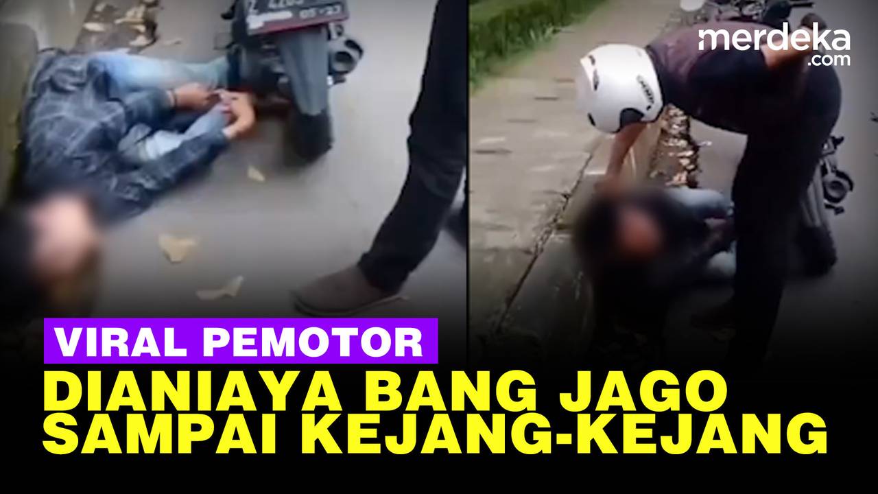 Viral Bang Jago Hajar Pemotor Hingga Kejang Di Cimahi Pelaku Diburu