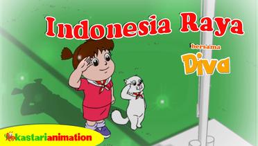 Indonesia Raya | Lagu Anak Indonesia bersama Diva | Kastari Animation