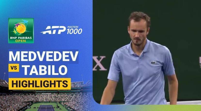Daniil Medvedev vs Alejandro Tabilo - Round 2 | ATP 1000: BNP Paribas Open 2026