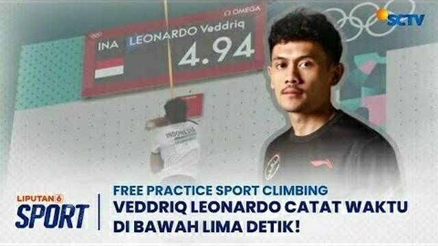 Veddriq Leonardo Catatkan Waktu di Bawah Lima Detik! Sport Climbing Auto Medali Emas? | Liputan 6 Sport