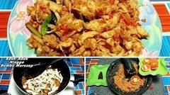 Resep & Cara Memasak Ayam Suwir Pedas Bumbu Rujak