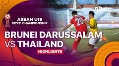 Brunei Darussalam vs Thailand - Highlights | ASEAN U19 Boys Championship 2024