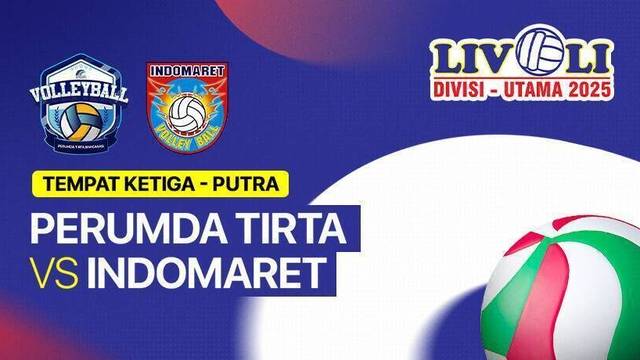Perumda Tirta Bhagasasi Bekasi vs Indomaret - Perebutan Tempat Ketiga Putra - Full Match | Livoli Divisi Utama 2025