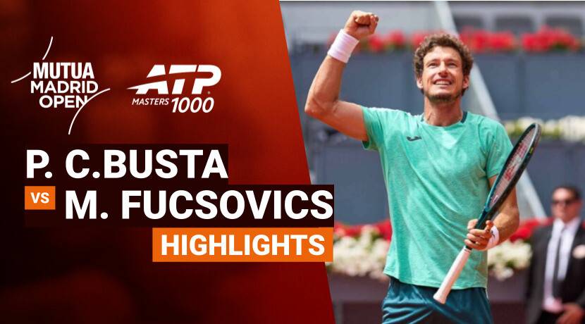 Pablo Carreno Busta vs Marton Fucsovics - Round 1 (Manolo Santana Stadium) | ATP 1000: Mutua Madrid Open 2026