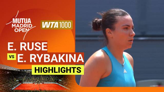 Elena-Gabriela Ruse vs Elena Rybakina - Highlight | WTA 1000: Mutua Madrid Open 2026