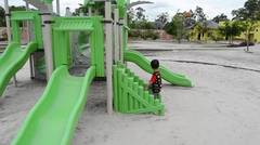 Main di Taman Ramah Anak Kawasan Bundaran Pancasila Pangkalan Bun