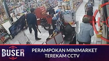 FULL: Perampokan Minimarket, Pelaku Sekap Pegawai dan Todongkan Golok | Buser