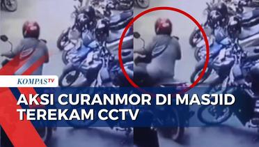 Aksi Pencurian Sepeda Motor di Masjid, Modus Pelaku Pura-Pura Salat Berjemaah