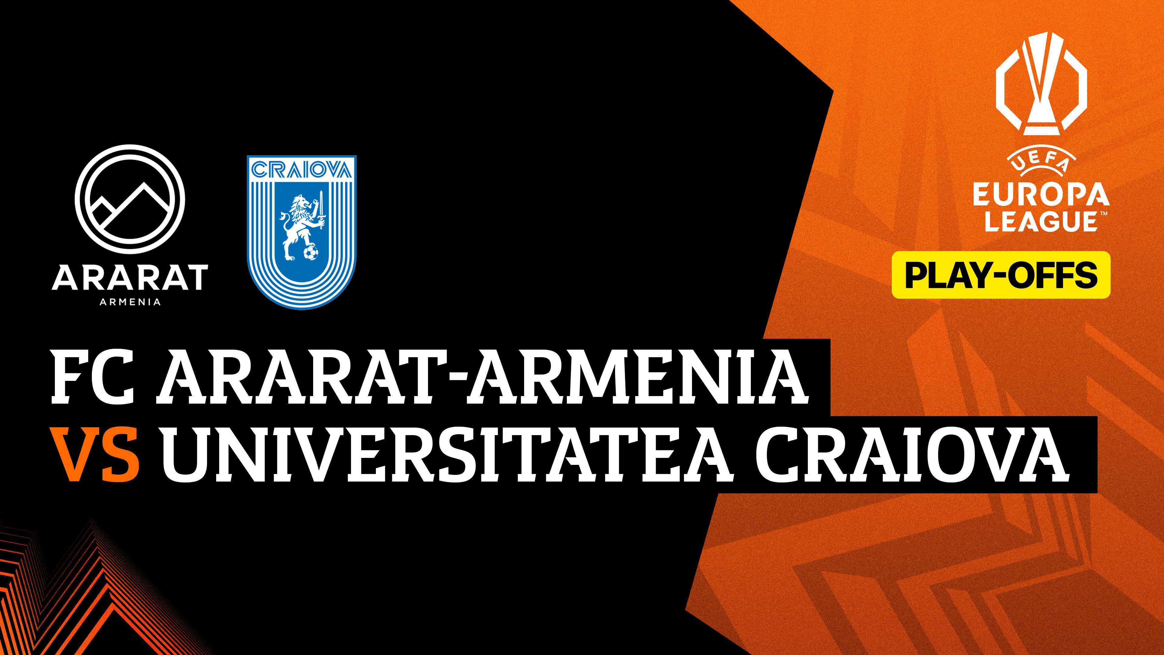 FC Ararat-Armenia vs Universitatea Craiova