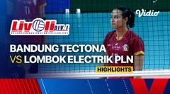 Final Putri: Bandung Tectona vs Lombok Electrik PLN - Highlights | Livoli Divisi 1 2023