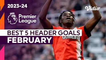 5 Gol Sundulan Terbaik Bulan Februari | Premier League 2023/24
