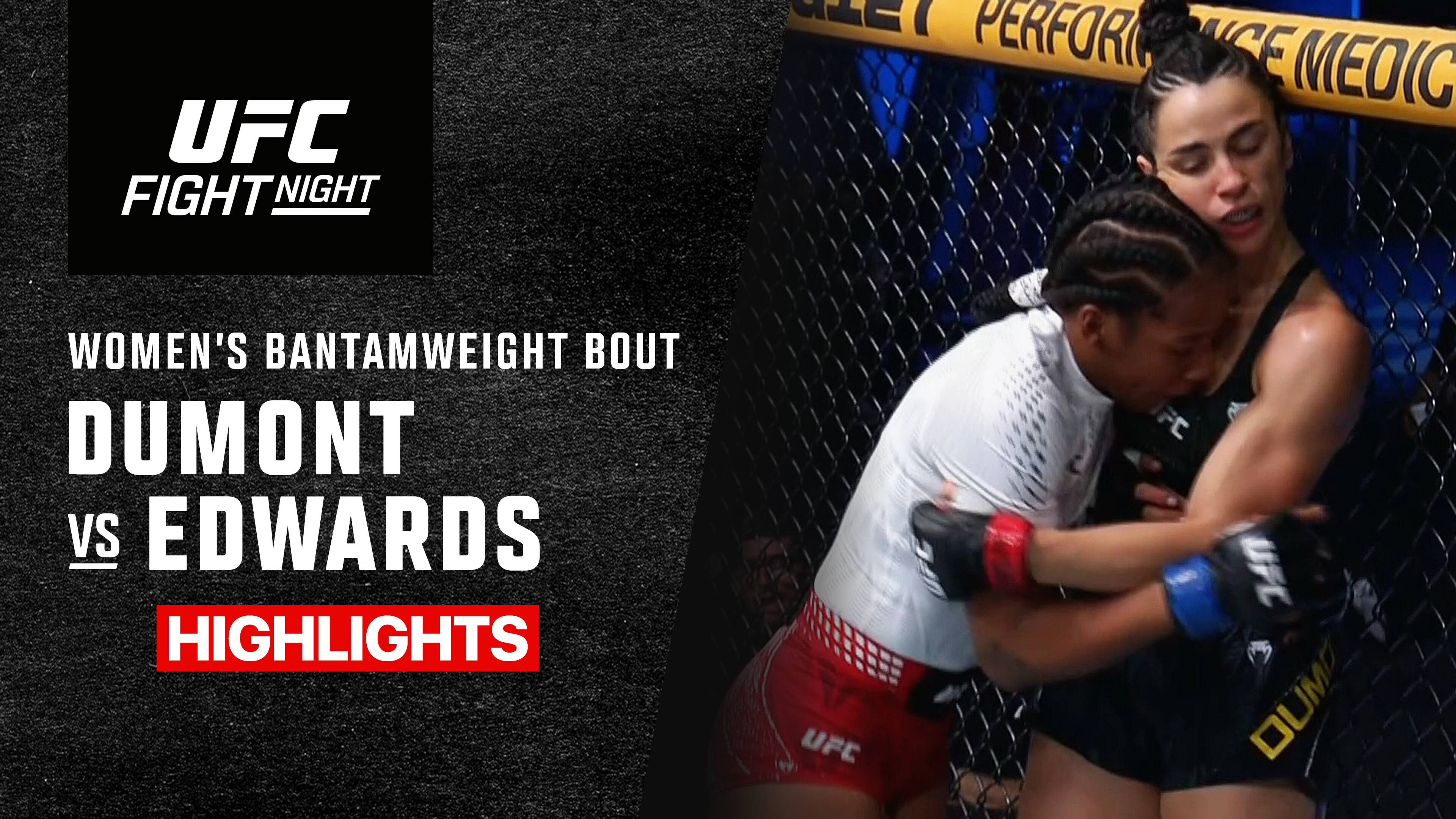 Norma Dumont vs Joselyne Edwards - Women's Bantamweight | UFC Fight Night