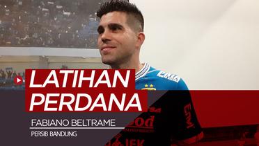 Latihan Perdana Fabiano Beltrame Bersama Persib