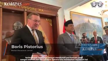 Menhan Prabowo Buka Peluang Kerja Sama Pembelian Alutsista dari Jerman