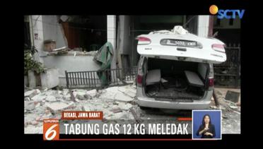 Tabung Gas Meledak di Bekasi, 1 Rumah Warga Hancur Berantakan - Liputan 6 Siang