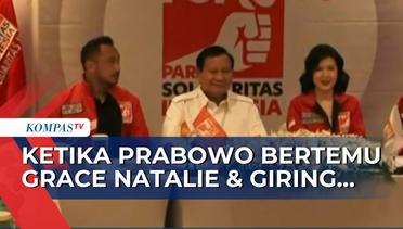 Apa Isi 1 Jam Pembicaraan Tertutup Prabowo Subianto, Grace Natalie, & Giring di Kantor DPP PSI?