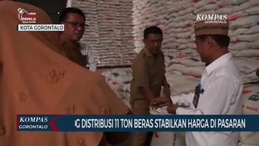 Bulog Gorontalo Distribusi 11 Ton Beras Stabilkan Harga di Pasaran