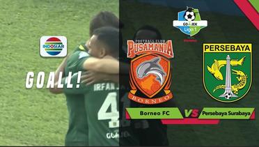 Goal Irfan Jaya - Borneo FC (0) vs (1) Persebaya Surabaya | Go-Jek Liga 1 Bersama Bukalapak