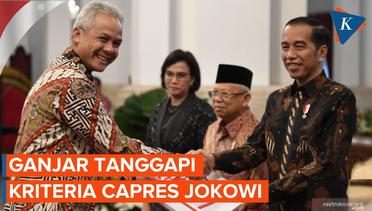 Soal Kriteria Capres Jokowi, Begini Tanggapan Ganjar