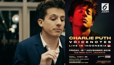 Charlie Puth Umumkan Konser di Jakarta