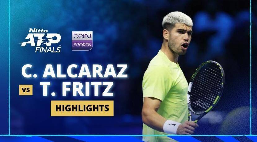 Carlos Alcaraz vs Taylor Fritz - Nitto ATP Finals 2025