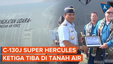 Pesawat Super Hercules C-130J Tiba di Indonesia