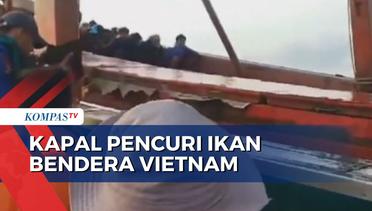 Curi Ikan di Laut Natuna, 2 Kapal Vietnam Ditangkap