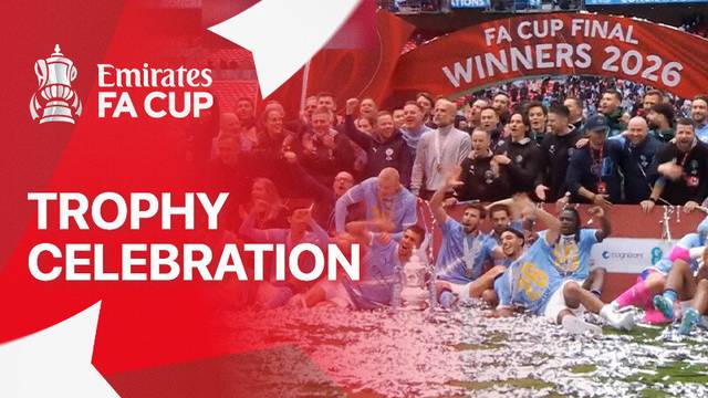 Man City Trophy Celebration | FA Cup 2025/26