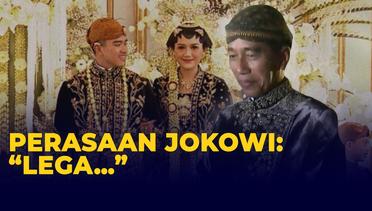 Jokowi Ungkap Perasaannya Usai Seluruh Rangkaian Pernikahan Kaesang dan Erina Selesai: Lega!