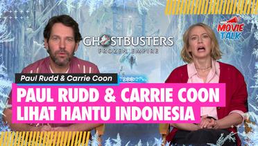 Paul Rudd & Carrie Coon Pilih Hantu Indonesia Paling Menakutkan|Interview GHOSTBUSTERS FROZEN EMPIRE