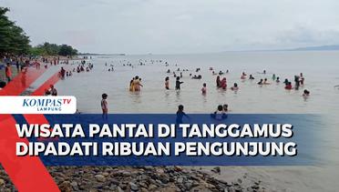 Ribuan Warga Padati Pantai di Kab. Tanggamus Lampung