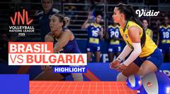 Match Highlights | Brasil vs Bulgaria | Women's Volleyball Nations League 2022