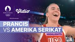 Prancis vs Amerika Serikat - Perebutan Medali Emas - Bola Basket Putri - Highlights | Olympic Games Paris 2024