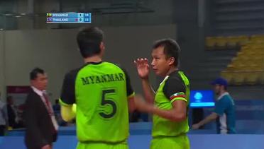 Sepaktakraw Men's Team Doubles Myanmar vs Thailand Match 3 (Day 6) | 28th SEA Games Singapore 2015