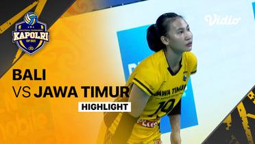 Highlights | Delapan Besar Putri: Bali vs Jawa Timur | Piala Kapolri 2023