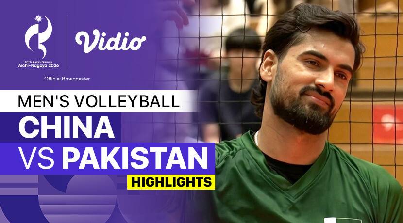 China vs Pakistan - Men's Volleyball Bronze Medal | 20th Asian Games Aichi-Nagoya 2026