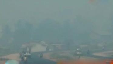 Lahan Gambut Terbakar, Asap Kembali Datang ke Palembang dan Riau