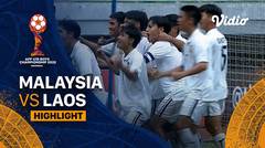 Highlight - Malaysia vs Laos | AFF U-19 Championship 2022