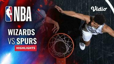 Washington Wizards vs San Antonio Spurs - Highlights | NBA Regular Season 2023/24