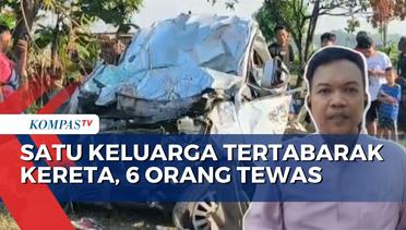 Hendak Berlibur, Satu Keluarga Tertabrak Kereta di Jombang, 6 Tewas dan 2 Lainnya Terluka